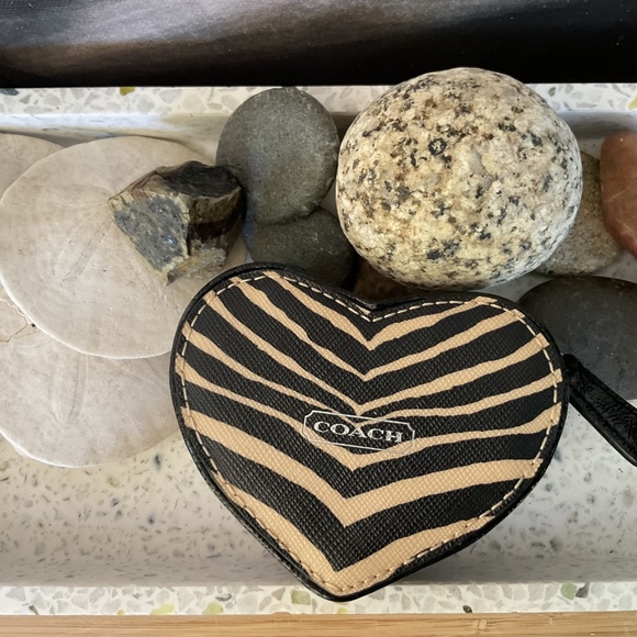 Coach Animal Print Bundle! New metallic wristlet, pouch, bag/Jewelry trinket box - Picture 12 of 15